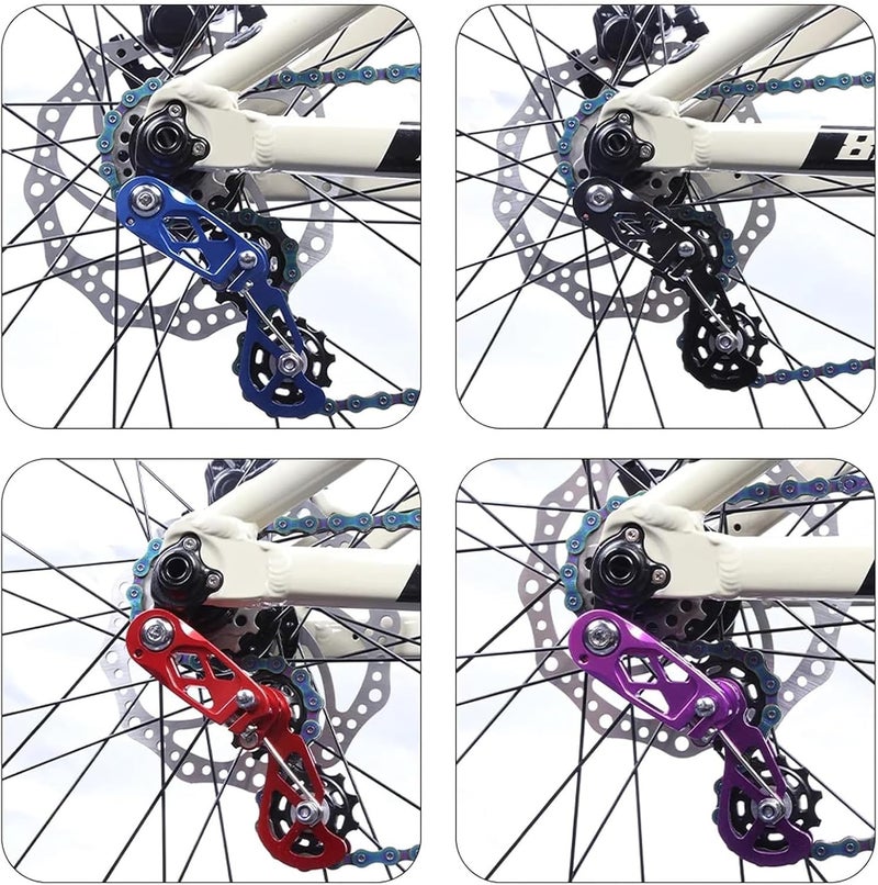 CooMeng Ultra-Smooth Single-Speed Chain Tensioner with Adjustable Tension and Dual Spring Chain Guides - Noiseless Performance and Easy Installation for Dirt Bikes, BMX and Folding Bikes - Image 5